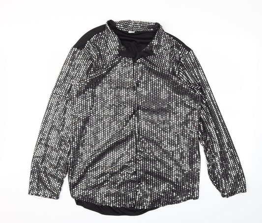 Preworn Womens Black   Basic T-Shirt Size L