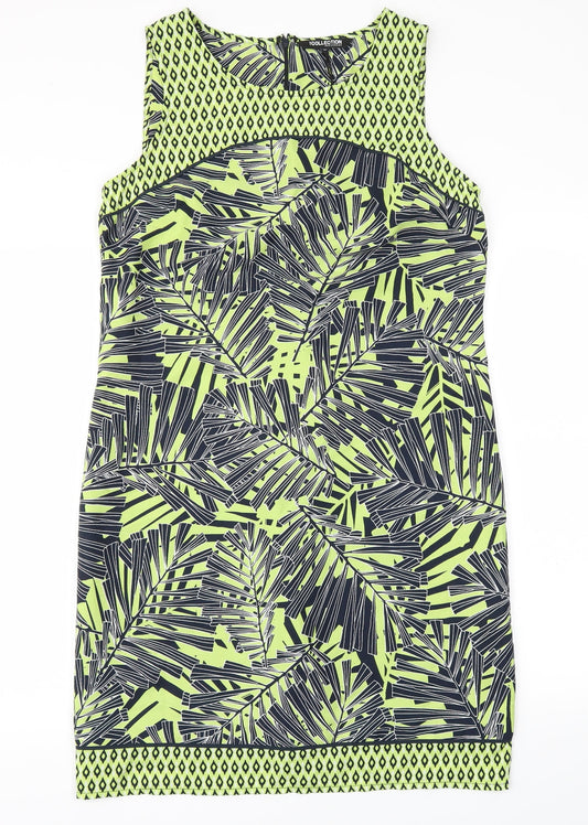 Debehams Womens Gold Floral  A-Line  Size 12