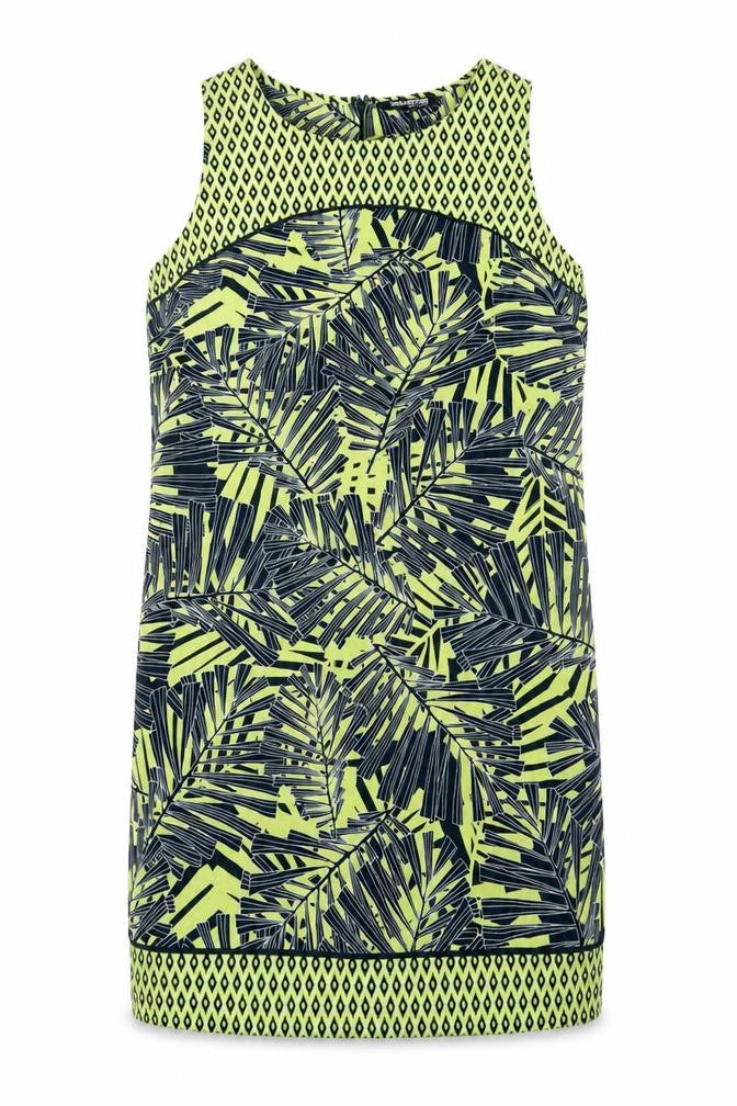 Debehams Womens Gold Floral  A-Line  Size 12