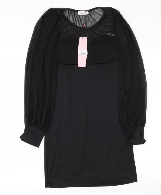 Koucla Womens Black   Fit & Flare  Size S