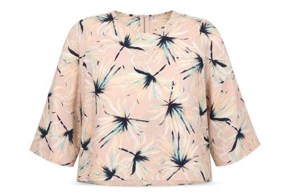 Primark Womens Pink Floral  Basic Blouse Size 10