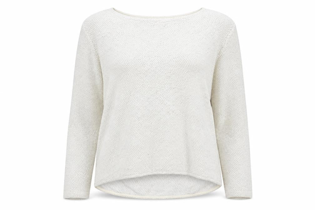H&M Womens White   Pullover Jumper Size S