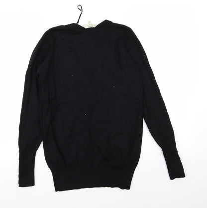 Preloved Papaya Womens Black   Pullover Jumper Size 12 - Back