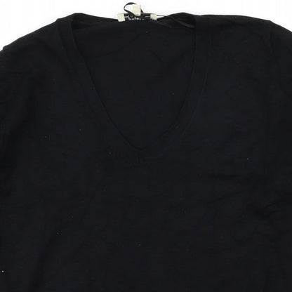 Preloved Papaya Womens Black   Pullover Jumper Size 12 - Detail