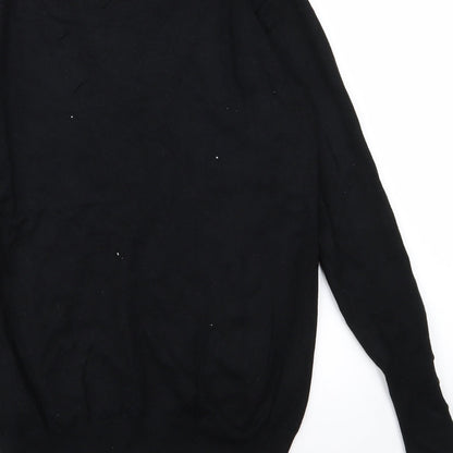 Preloved Papaya Womens Black   Pullover Jumper Size 12 - Label