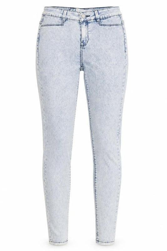 Zara Womens Blue  Rayon Skinny Jeans Size 6 L31 in - jegging
