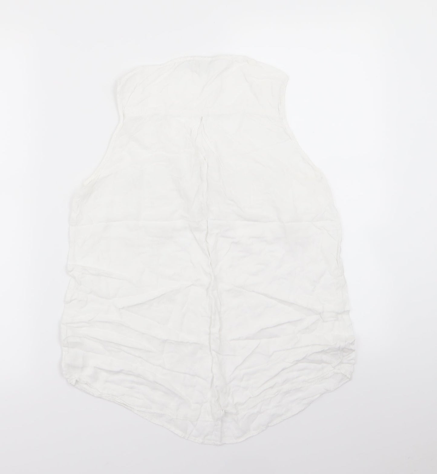 New Look Womens White   Basic Tank Size 10