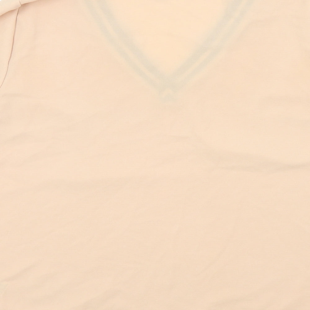NEXT Womens Beige   Basic Blouse Size 14  - Flare sleeve