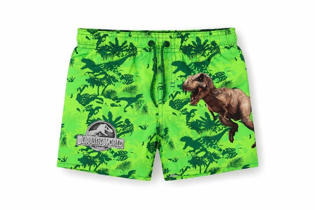 H&M Boys Green   Bermuda Shorts Size 2-3 Years - Jurassic Park