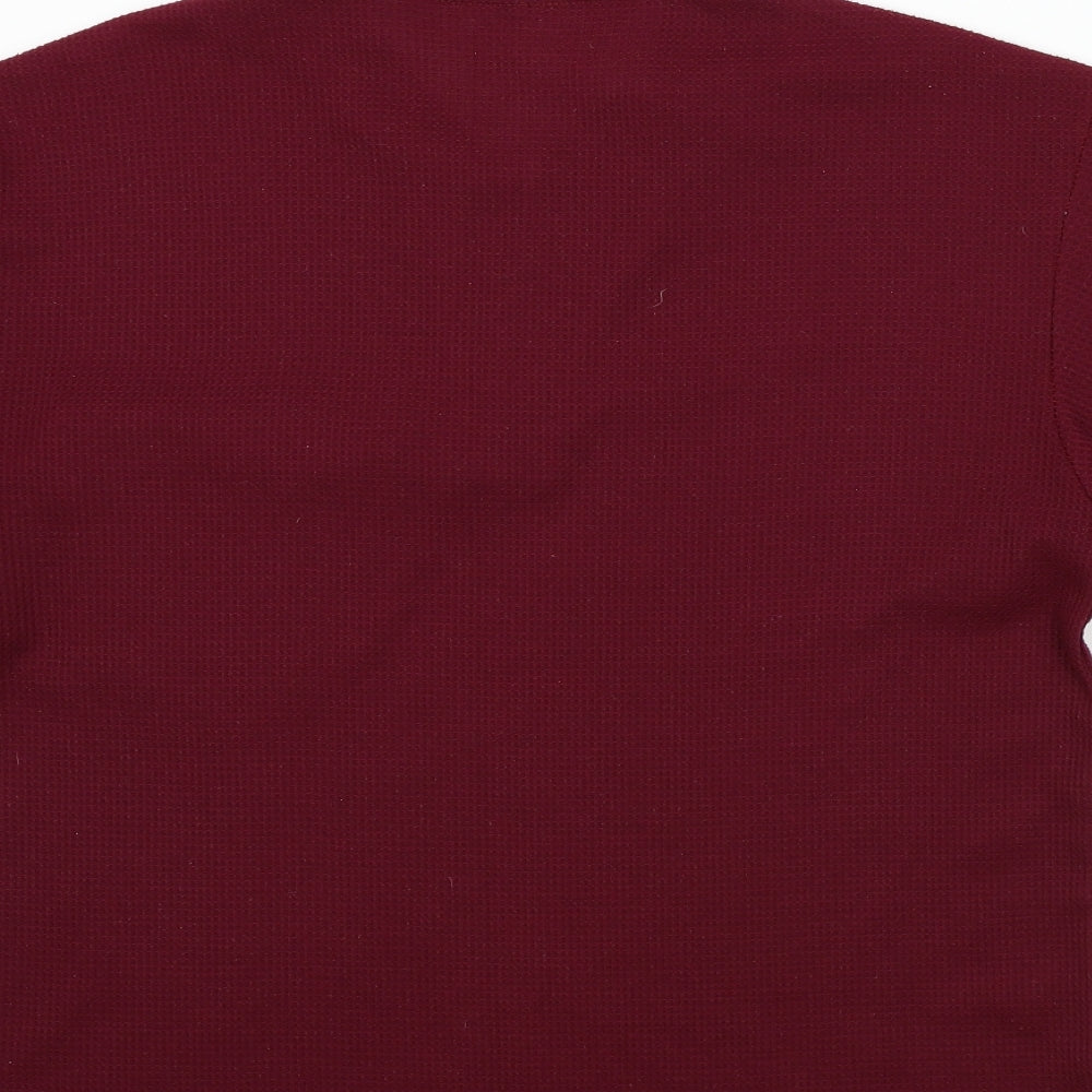 New York Mens Red    Polo Size L  - NEW YORK