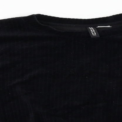 H&M  Womens Black   Pullover Jumper Size S