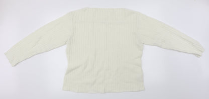 Editions  Womens Ivory   Pullover Jumper Size XL