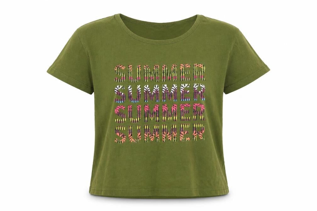 M&Co Girls Green   Basic T-Shirt Size 13 Years