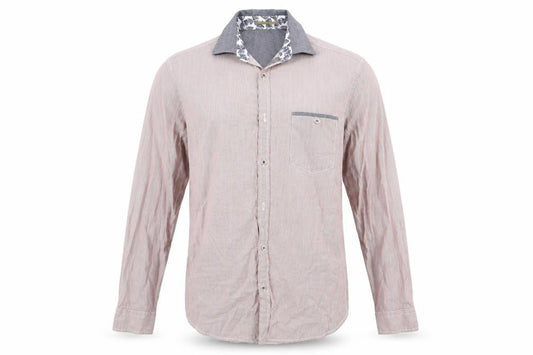 Atmosphere  Mens Red Striped   Button-Up Size M