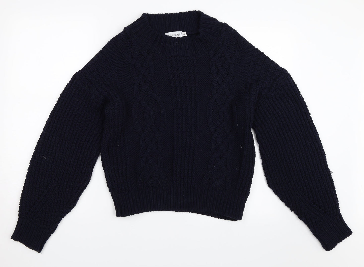 In the Style Womens Blue   Pullover Jumper Size 6