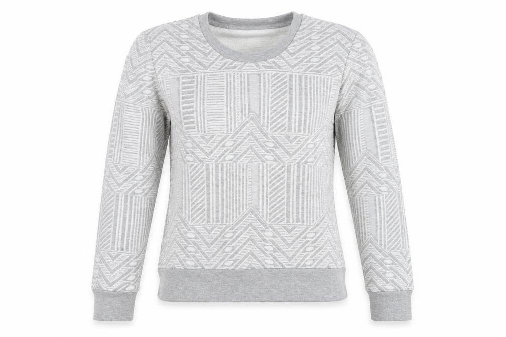 Miss Selfridge Womens Grey   Pullover Sweatshirt Size 8