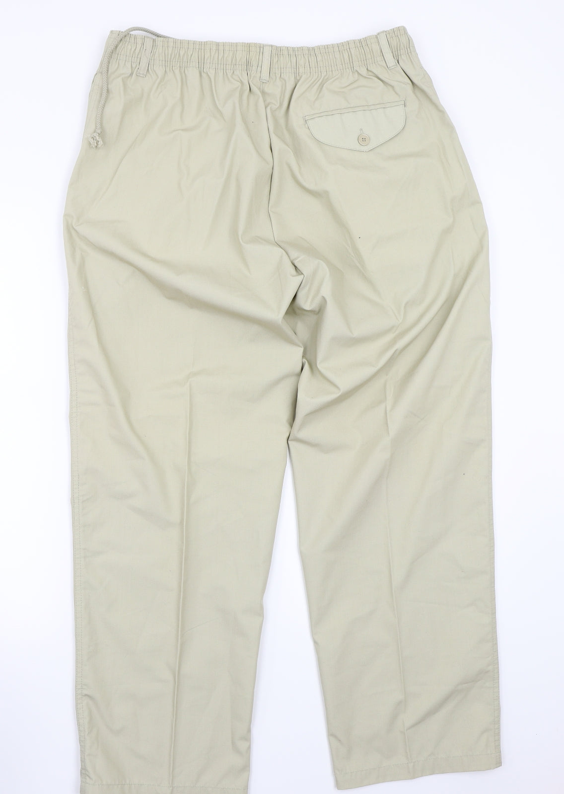 Preworn Womens Beige   Trousers  Size L L27 in