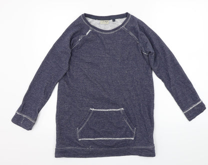 Next Girls Blue  Rayon Pullover Jumper Size 12 Years