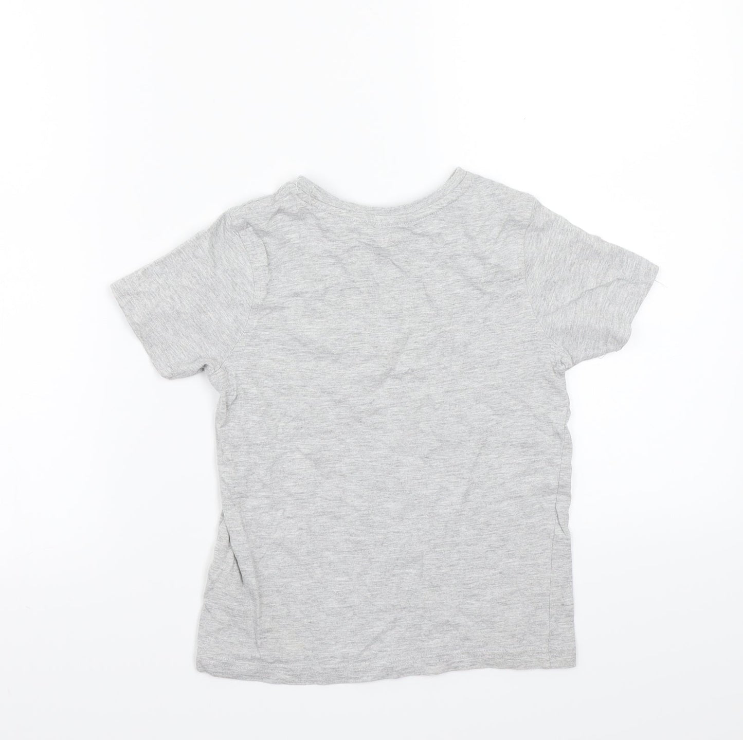 George Boys Grey   Basic T-Shirt Size 5-6 Years