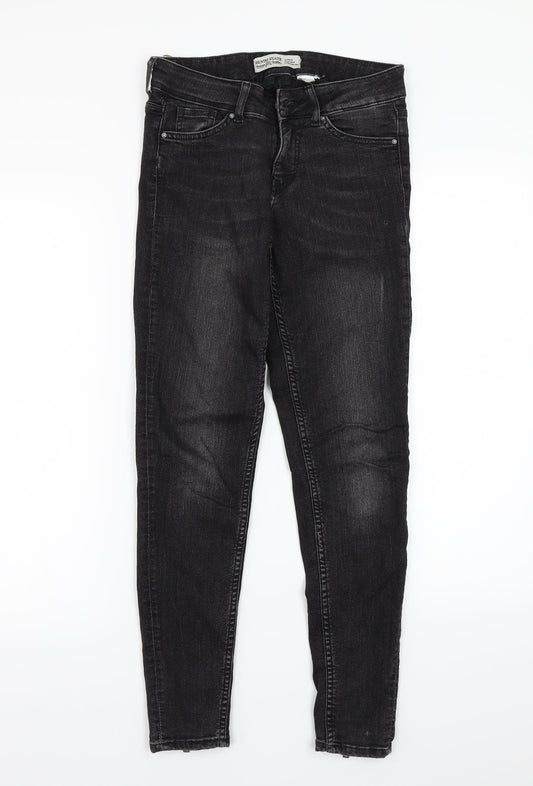 Preloved H&M Womens Black   Skinny Jeans Size 4 L26 in - Front