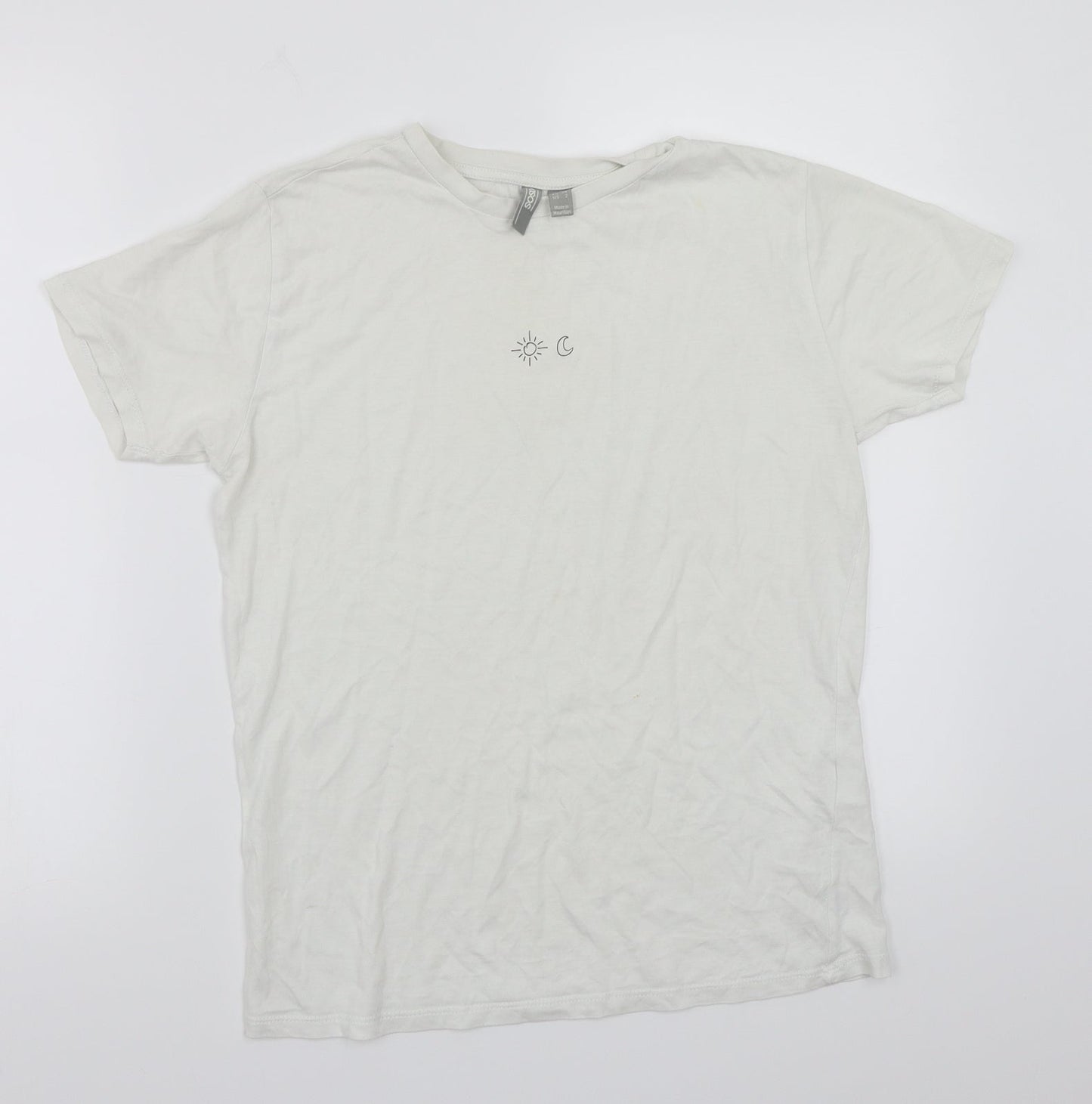 ASOS Womens White   Basic T-Shirt Size 6