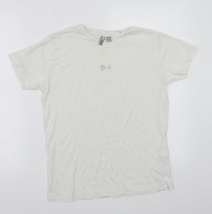ASOS Womens White   Basic T-Shirt Size 6