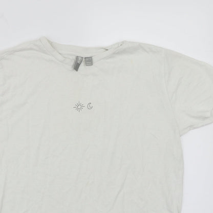 ASOS Womens White   Basic T-Shirt Size 6