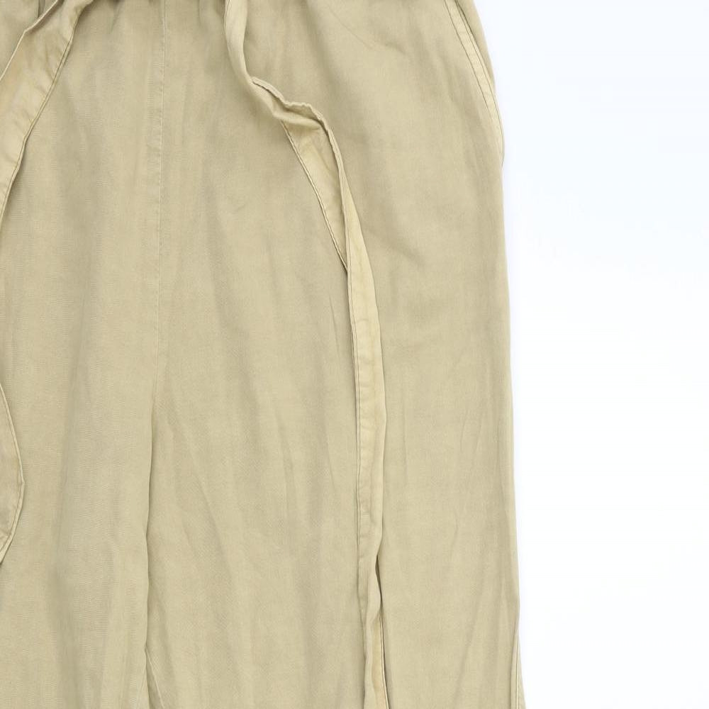 H&M Womens Beige   Trousers  Size 14 L28 in