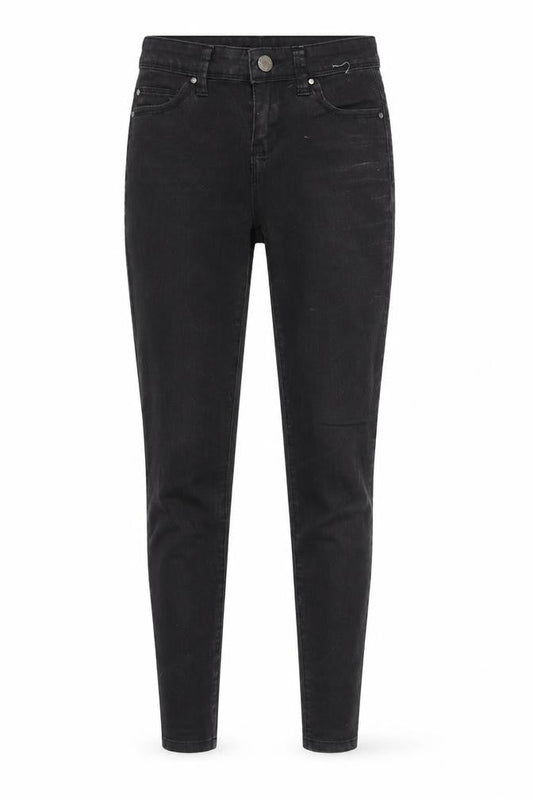 Denim & Co. Womens Black  Denim Skinny Jeans Size 6 L27 in