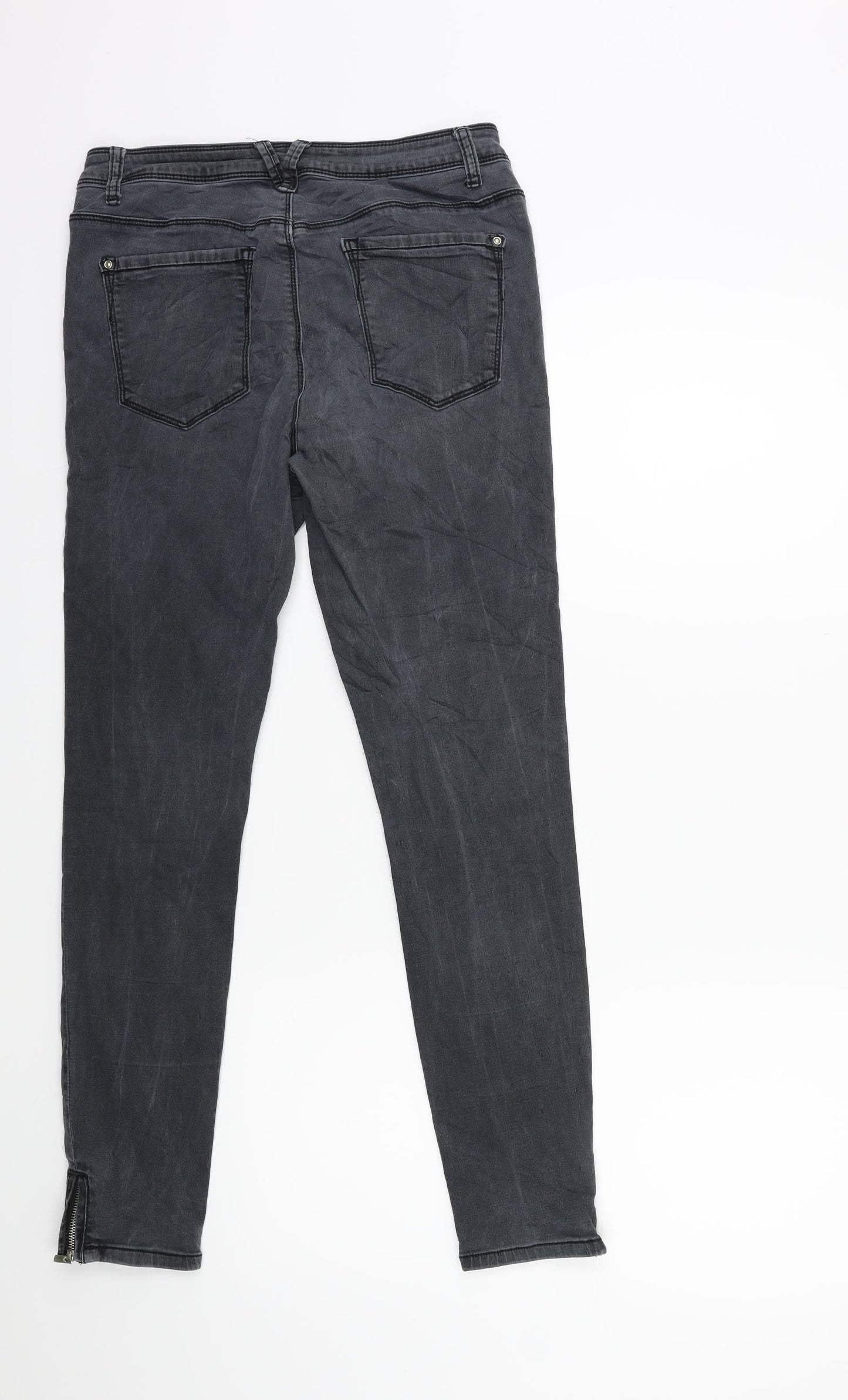 Sinsay Womens Grey  Denim Skinny Jeans Size M L27 in