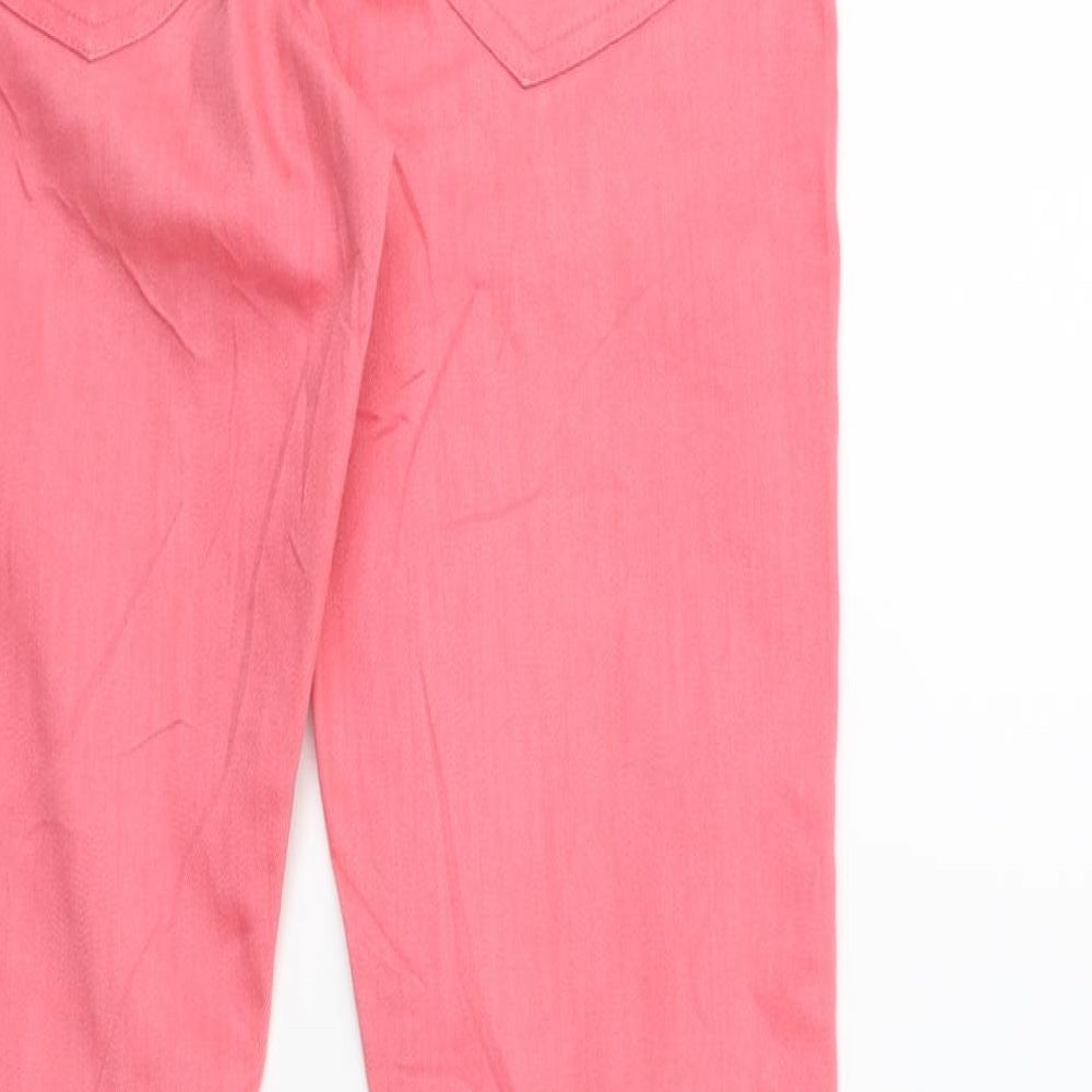VERO MODA Womens Pink  Denim Skinny Jeans Size XS L32 in