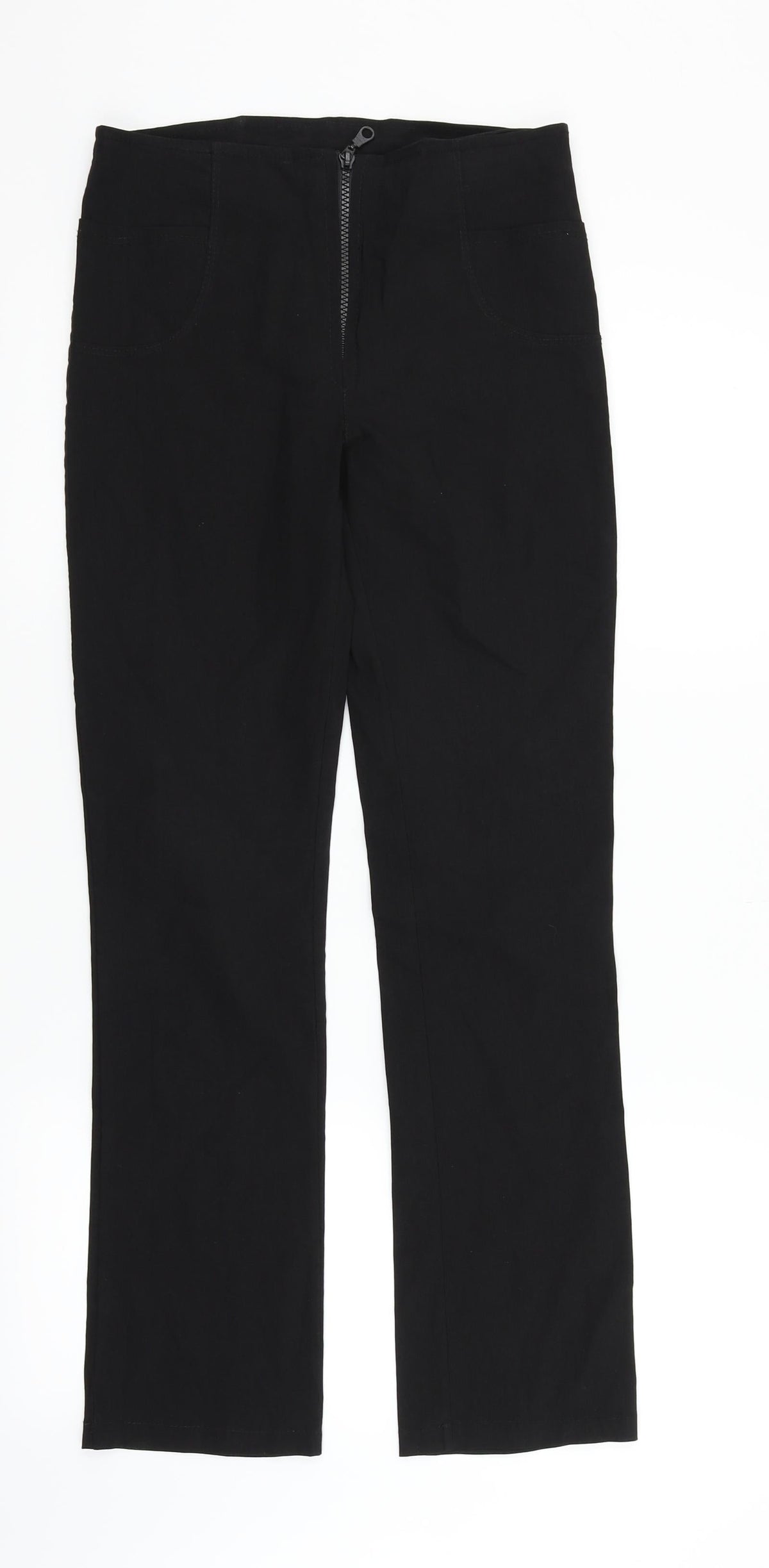 Preworn Womens Black   Trousers  Size 10 L30 in