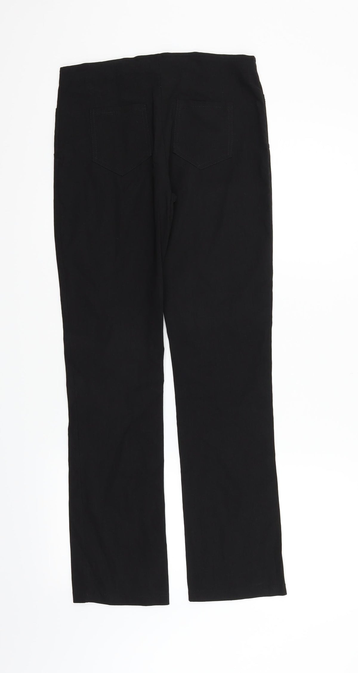 Preworn Womens Black   Trousers  Size 10 L30 in