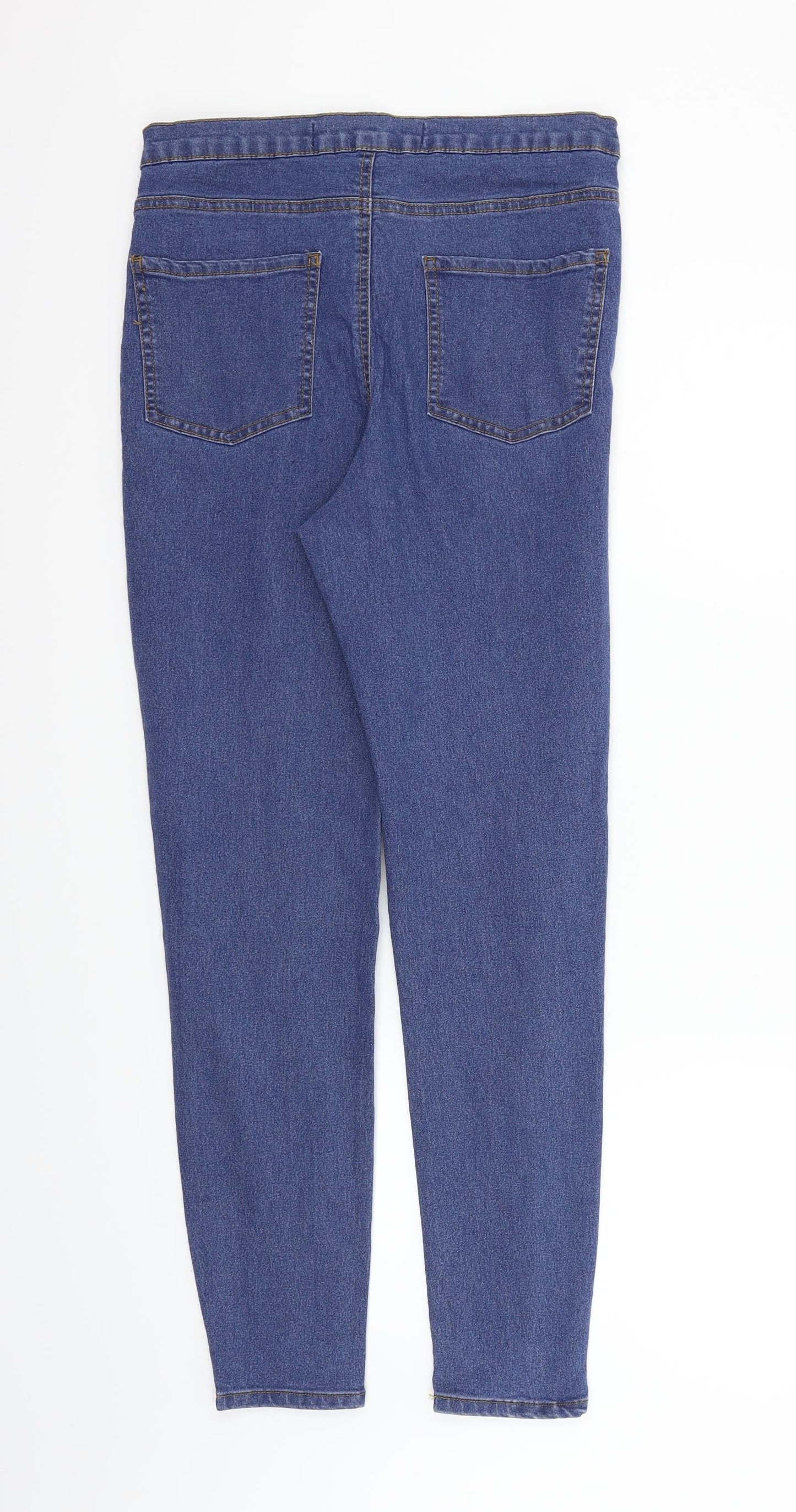 deniem & co Womens Blue   Straight Jeans Size 12 L28 in