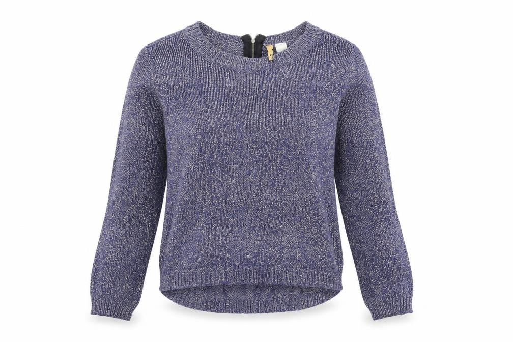 Divided Womens Blue   Pullover Jumper Size 8