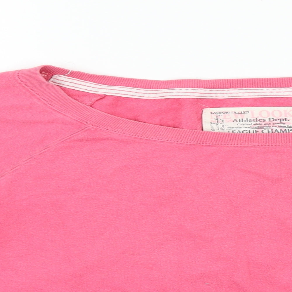 New Look Womens Pink   Pullover Jumper Size 8