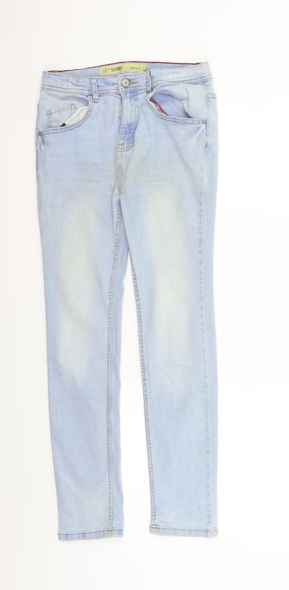 Denim & Co. Girls Blue   Straight Jeans Size 13-14 Years