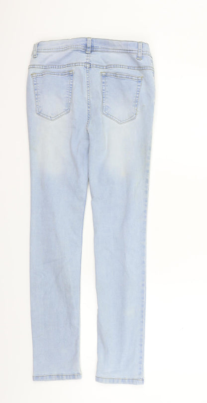 Denim & Co. Girls Blue   Straight Jeans Size 13-14 Years