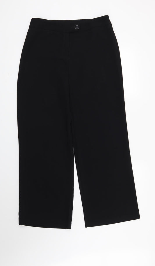 Marks and Spencer Womens Black   Trousers  Size 12 L30 in