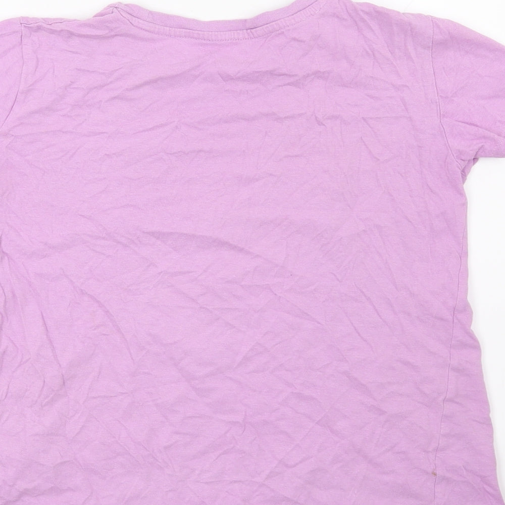 PEP & CO Girls Purple   Basic T-Shirt Size 12-13 Years  - Selfie Queen