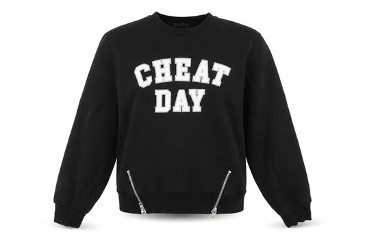 Primark Womens Black   Pullover Sweatshirt Size 6  - Cheat Day