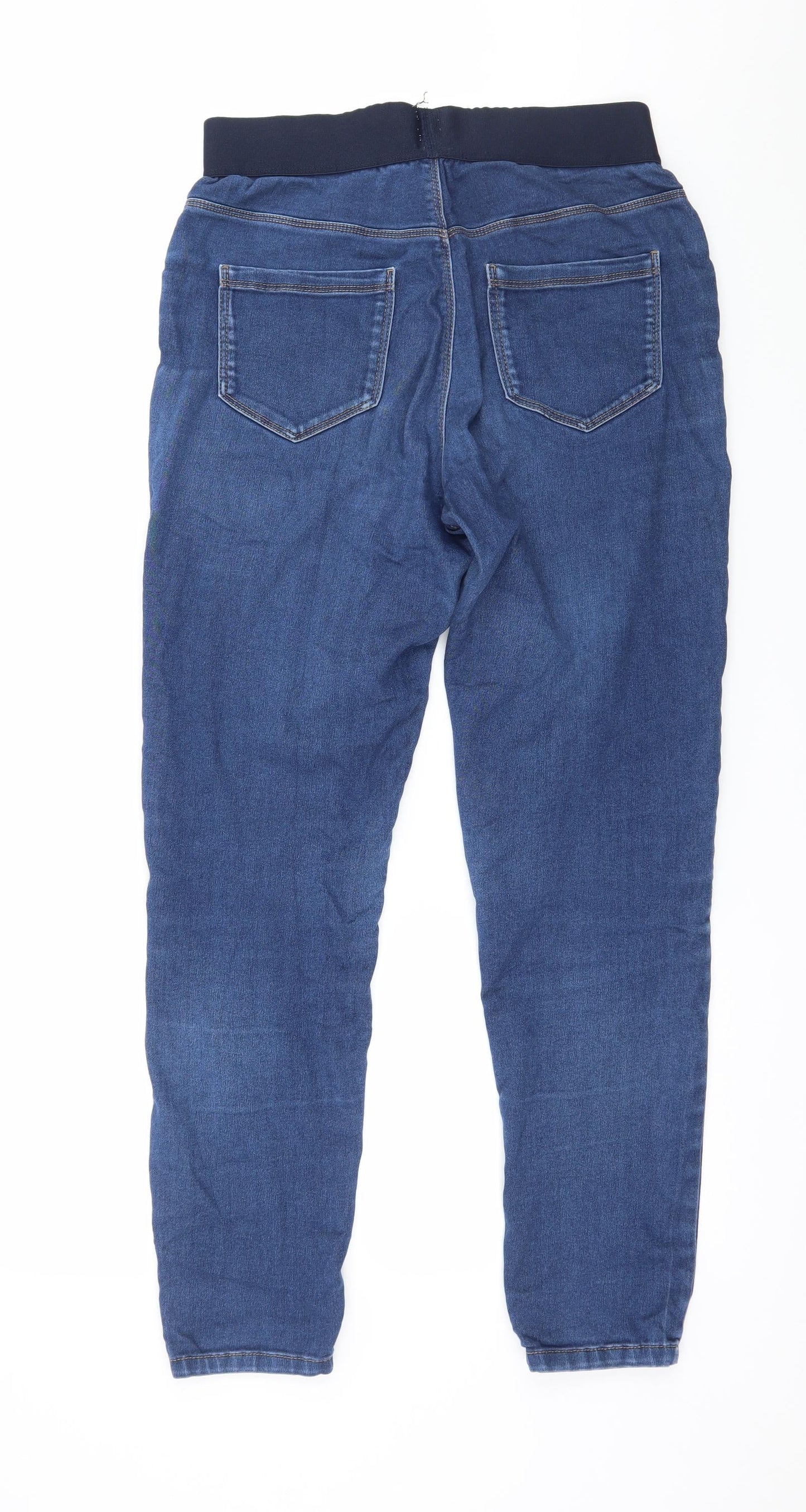 George Womens Black  Denim Skinny Jeans Size 12 L28 in