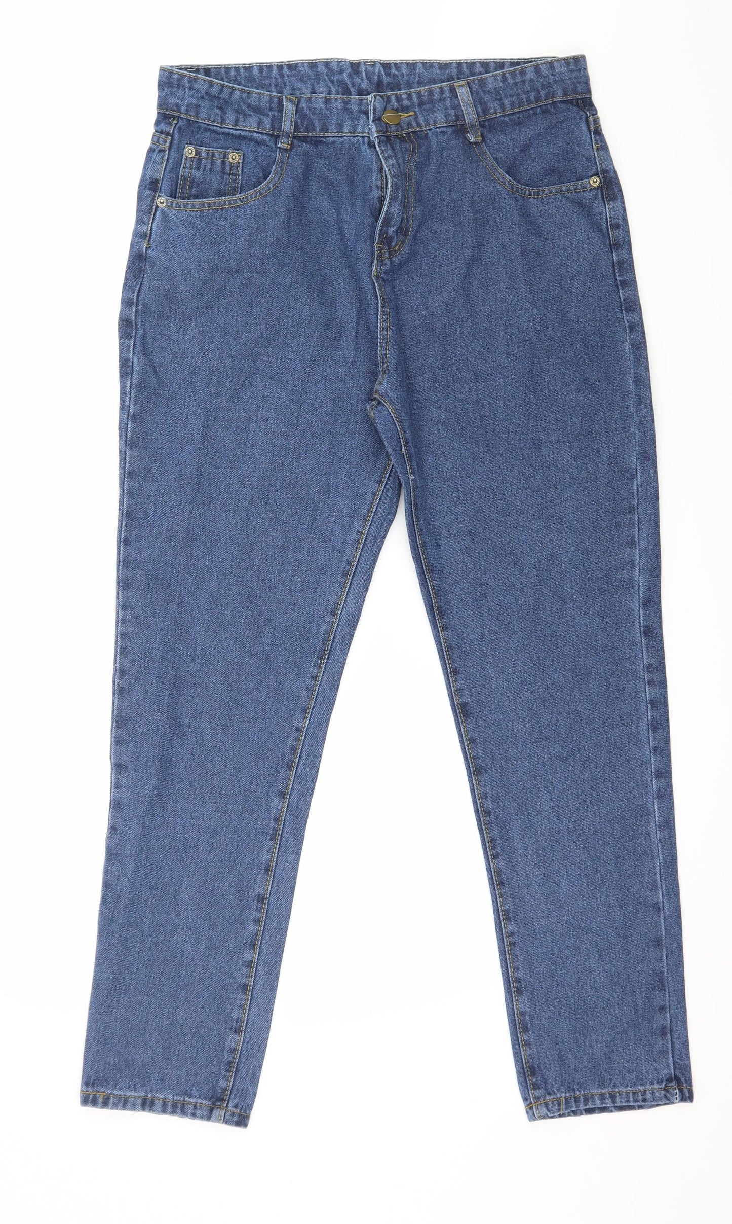 Preworn Womens Blue  Denim Skinny Jeans Size XL L28 in