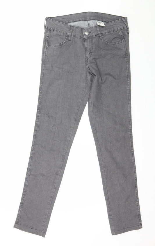 H&M Womens Grey  Denim Skinny Jeans Size 29 in L32 in