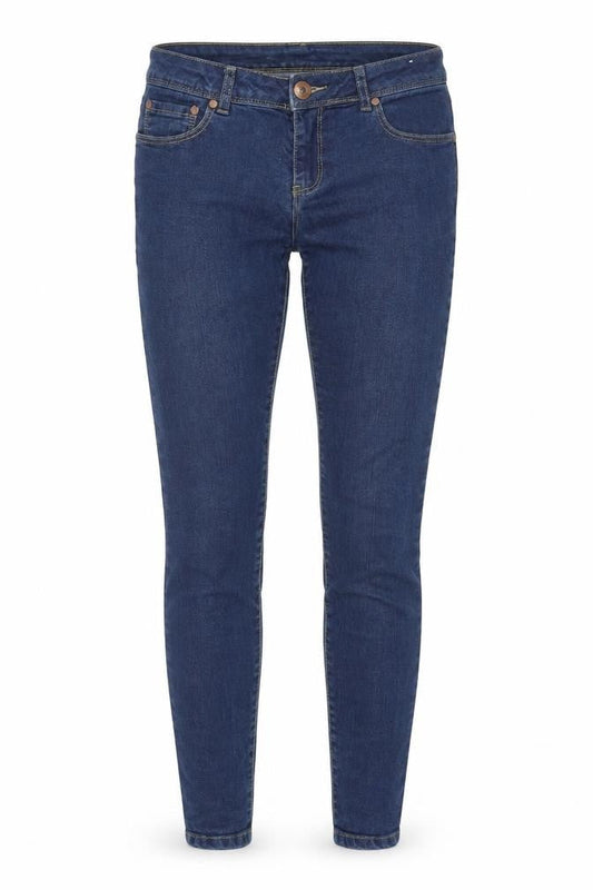 Denim & Co. Womens Blue  Denim Skinny Jeans Size 8 L31 in