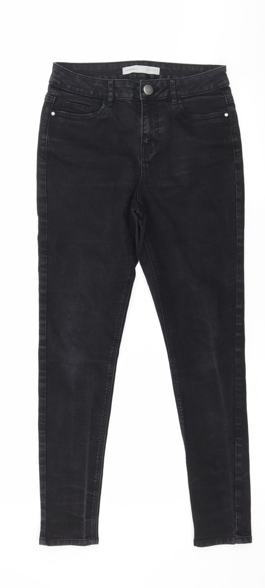 George Womens Black  Denim Skinny Jeans Size 10 L27 in