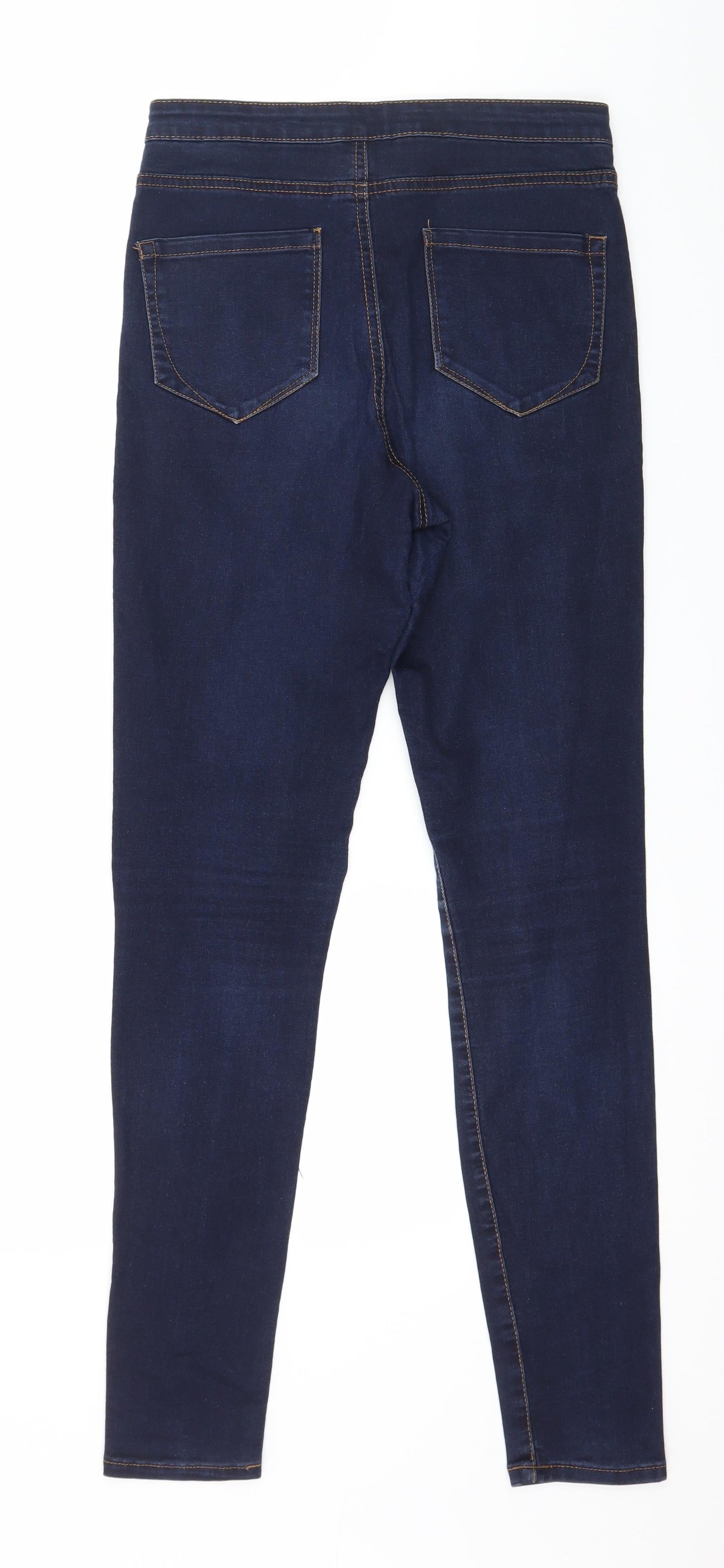 Denim & Co. Womens Blue  Denim Skinny Jeans Size 12 L30 in
