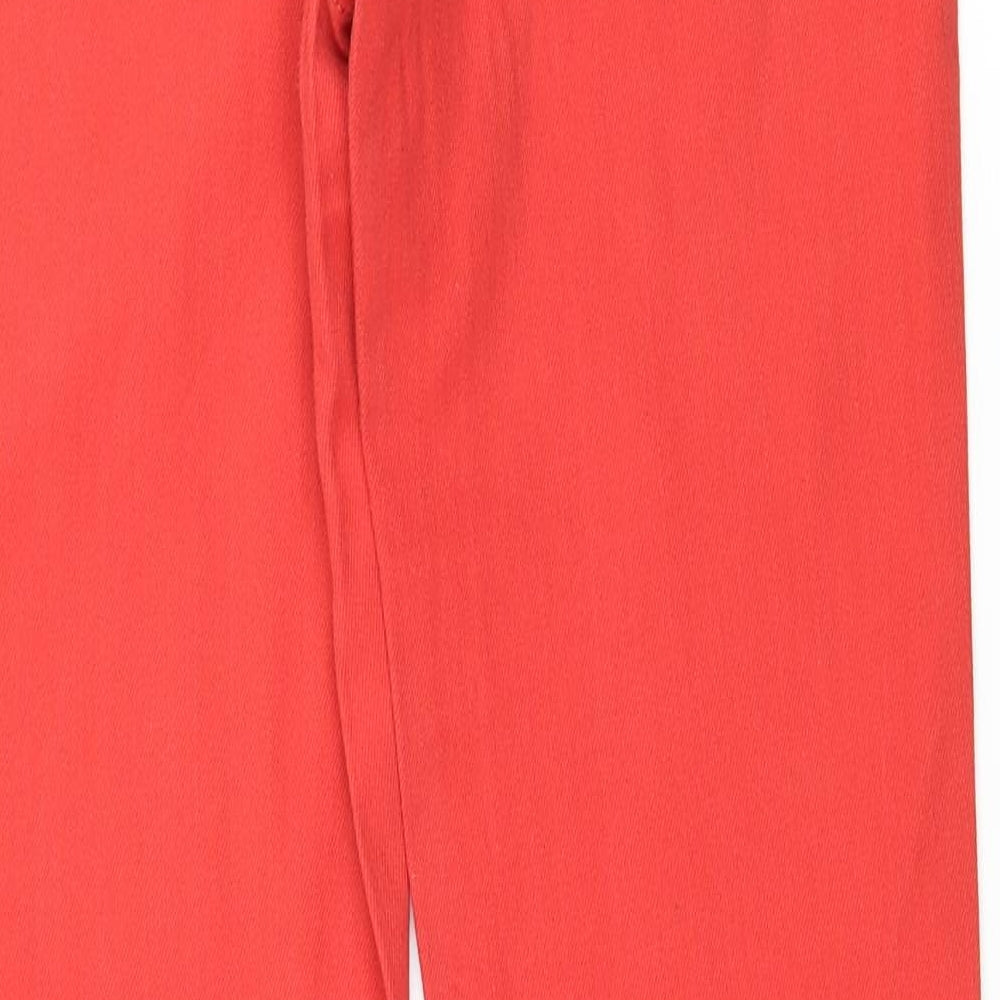 Marks and Spencer Womens Red  Denim Skinny Jeans Size 8 L29 in