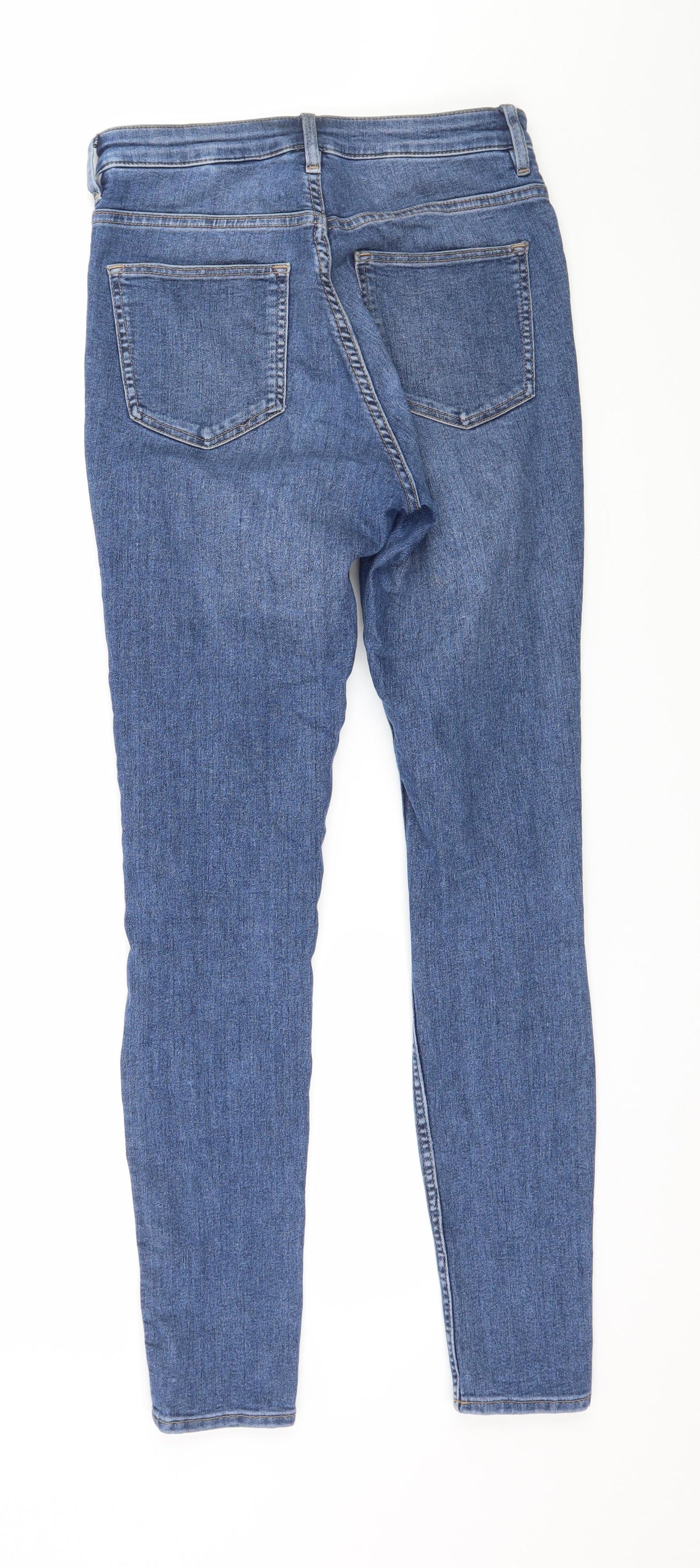 Divided by H&M Womens Blue  Denim Skinny Jeans Size 8 L28 in