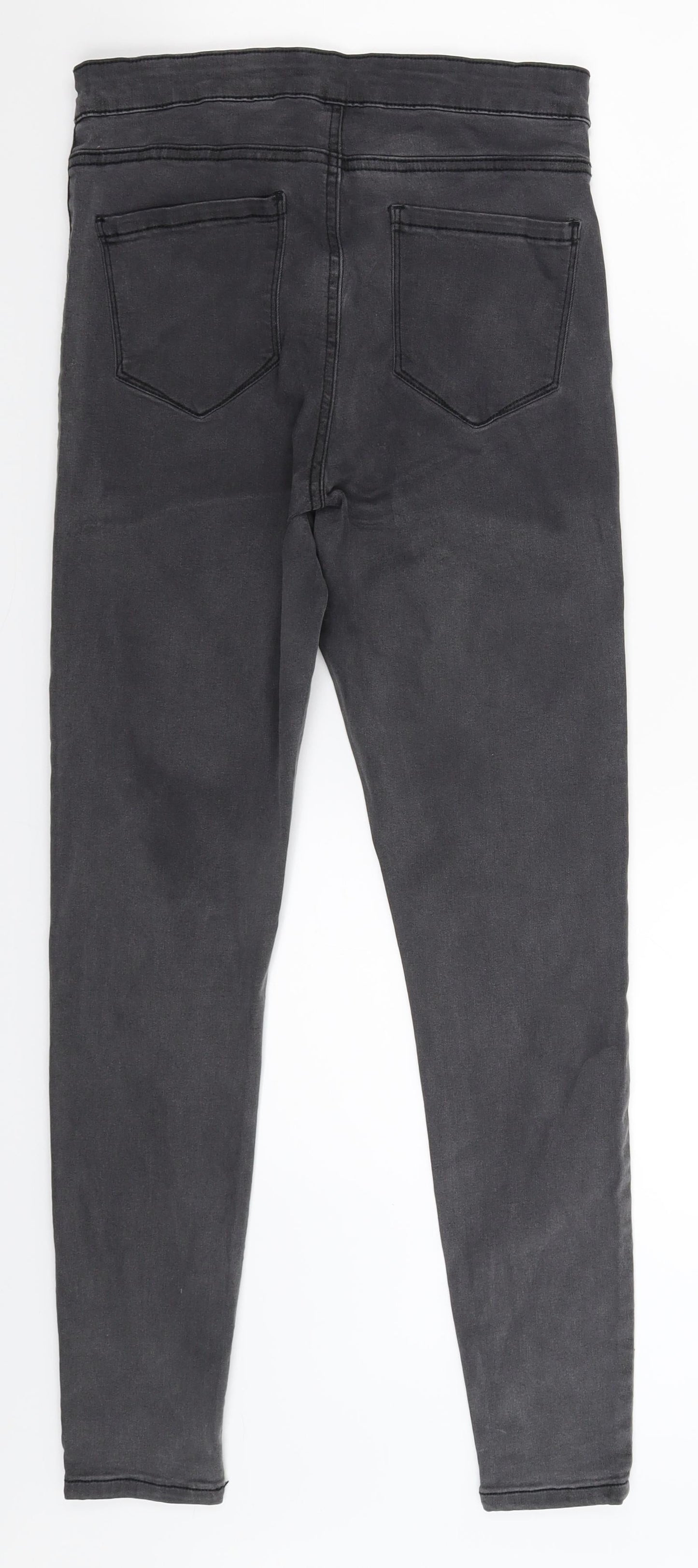 Denim Co Womens Grey  Denim Jegging Jeans Size 12 L26 in